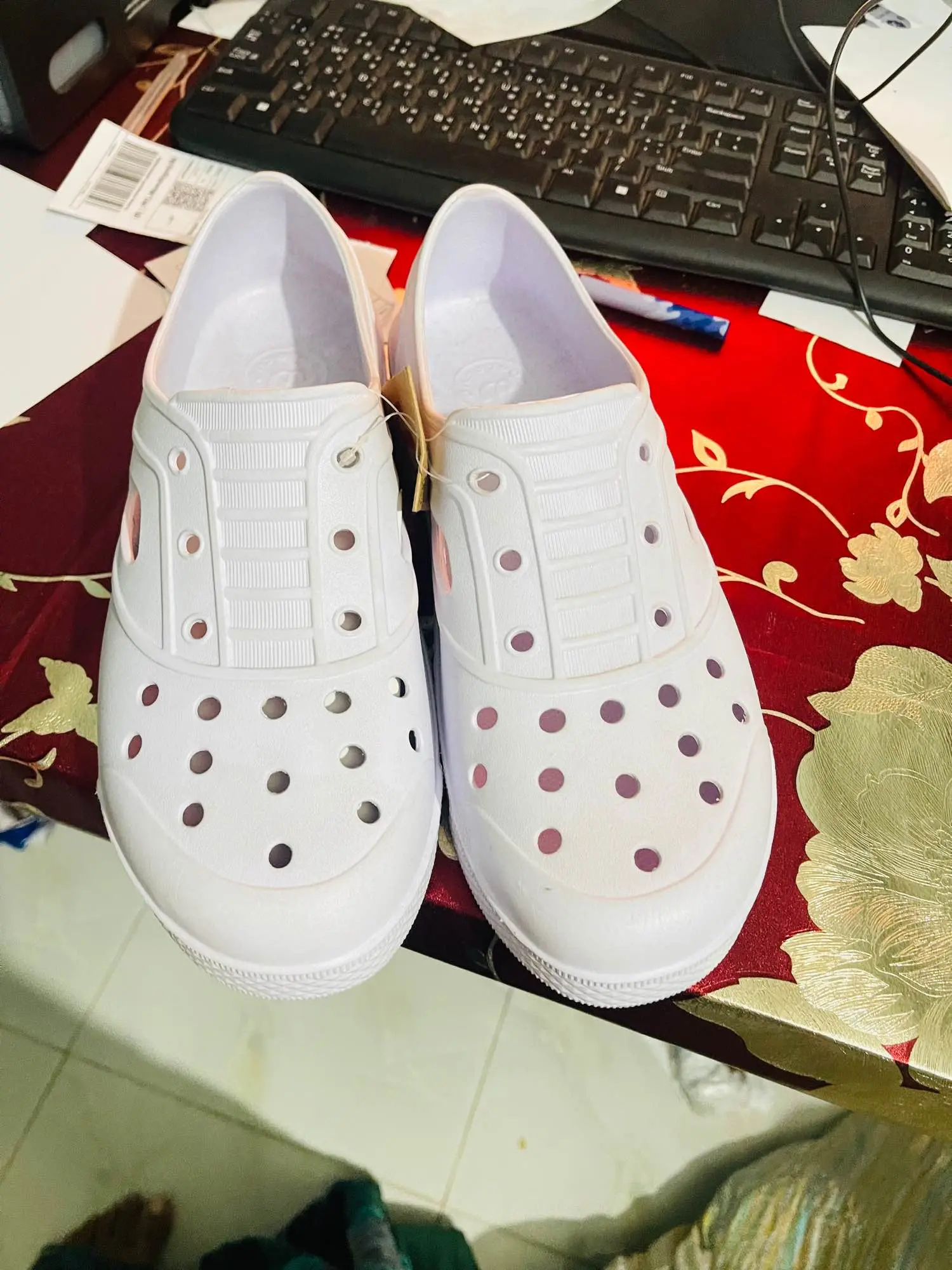 Picture of Kazi Urban Clog – Pure White | Lightweight Comfort Clog for Men