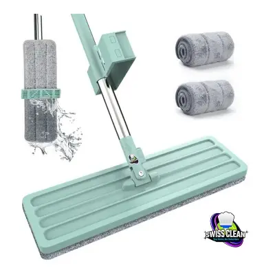 Picture of Free Hand and 360 Degree Rotating Mop with Floor Cleaning Two Mop Pad