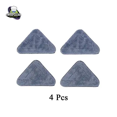 Picture of 4pcs Triangle Mop Pad Refill Set– Microfiber Washable Replacement Pad for 360° Rotatable Triangle Mop Home & Floor Cleaning