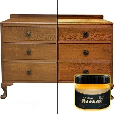 Picture of Beeswax Wood Polisher, Beeswax for Wood Polishing, Protective Wax for Household Cleaning, Wood Use and Restore Furniture Luster