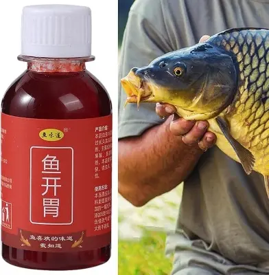 Picture of Fish Bait Liquid Attractant High Concentration Red Worm Fish Bait Attractant Enhancer Flavoured Fishing Bait Additive Fishing(Red)
