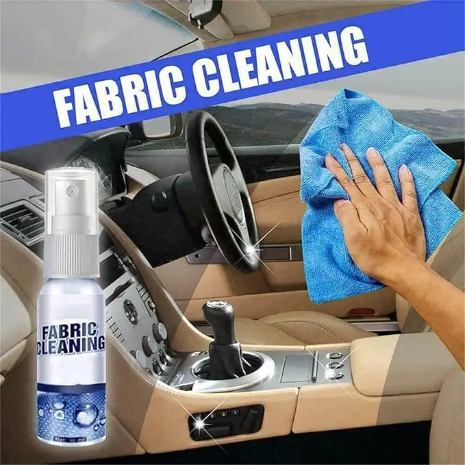 Picture of Car Cleaning Agent, Car Interior Cleaning Tools, Car Seat Upholstery Ceiling Leather Strong Stain Remover, Foam Cleaner Spray For Car