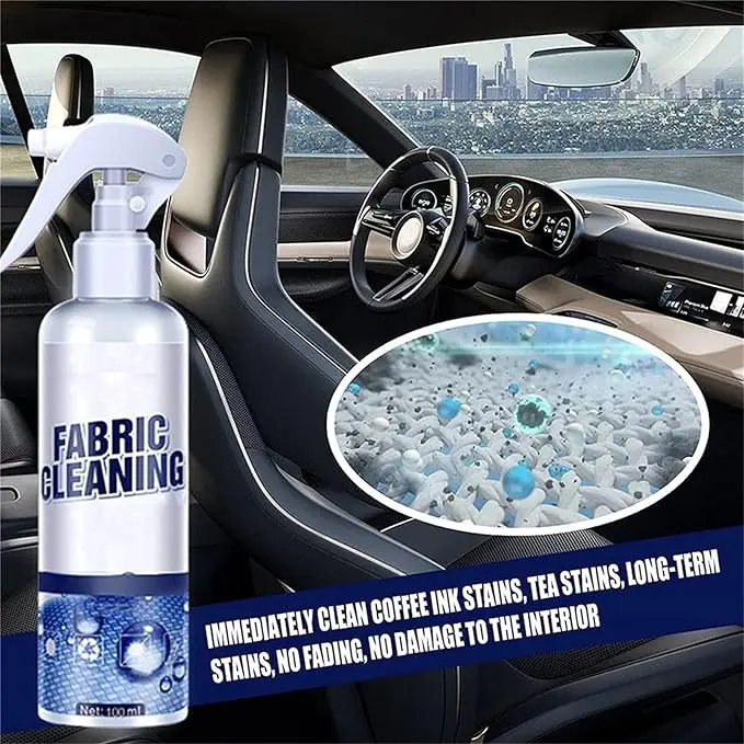 Picture of Car Cleaning Agent, Car Interior Cleaning Tools, Car Seat Upholstery Ceiling Leather Strong Stain Remover, Foam Cleaner Spray For Car
