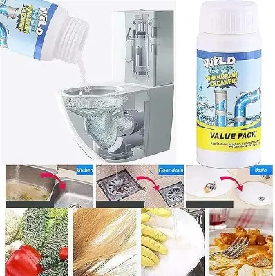 Picture of Strengthfully Sink and Drain Cleaner, Powerful Sink and Drain Cleaner Pipe Cleaner, Quick Foaming Toilet Cleaner, for Pipes Toilet Kitchen Dredging