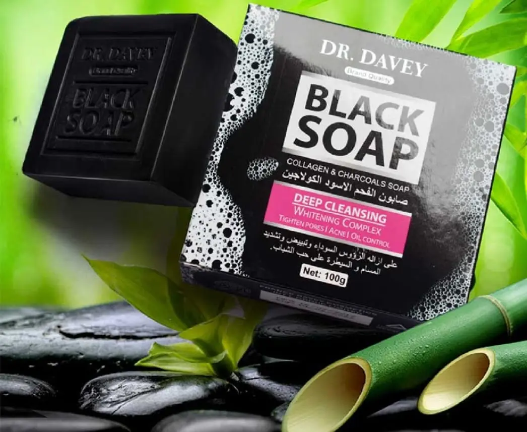 Picture of DR.DAVEY Black Charcoal Soap Cleaning Soap 100g
