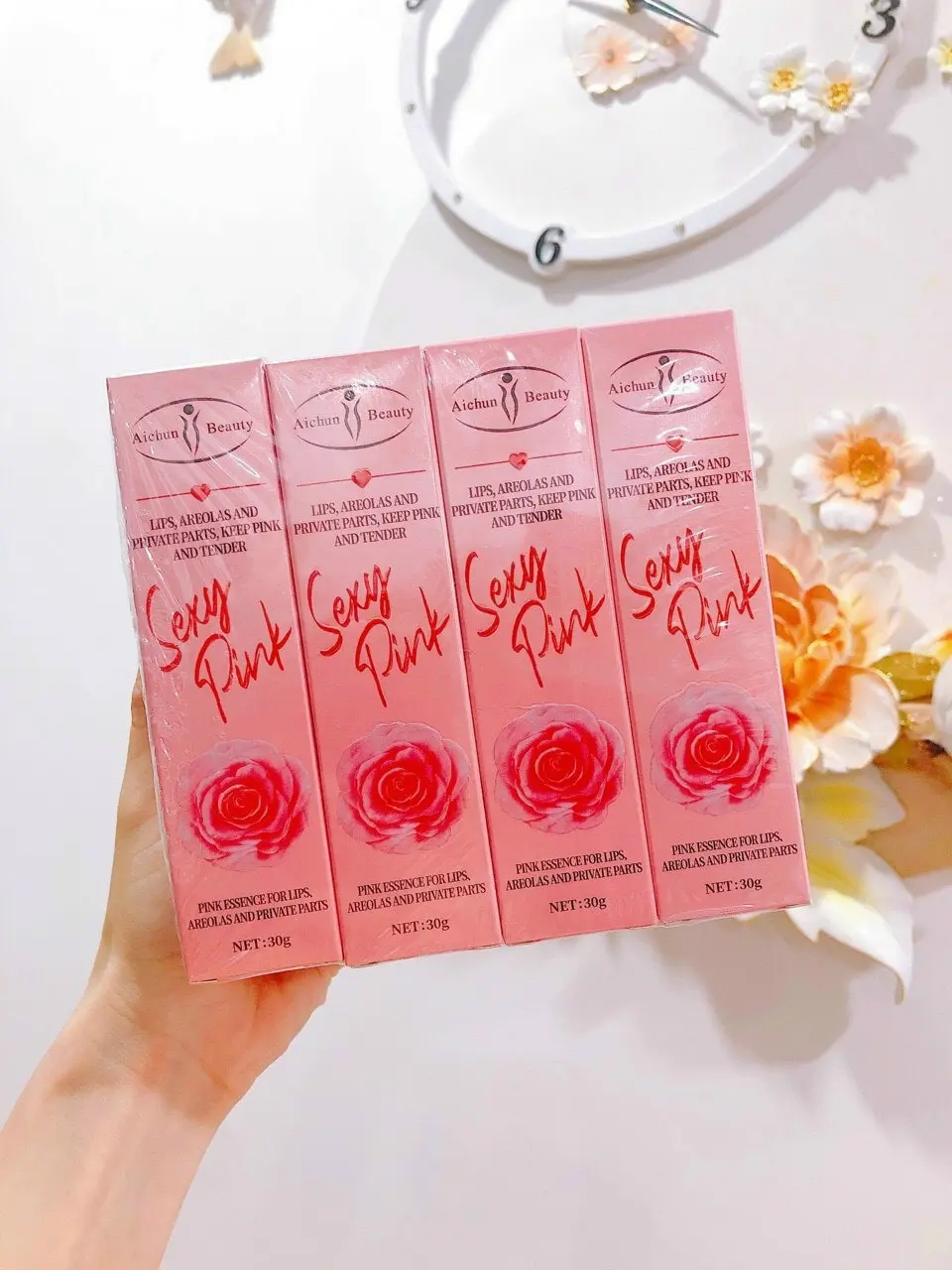 Picture of Pink Areola Whitening Cream Armpit Whitening Cream Elbow Knee Legs Thigh Dark Skin Lightening Private Parts Whitening Gel