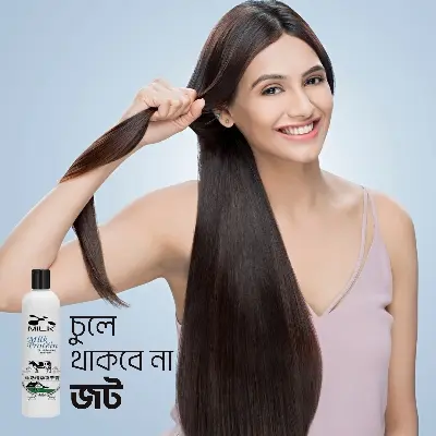 Picture of Milk protein hair straightener treatment