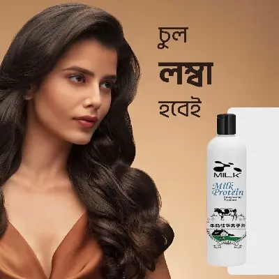 Picture of Milk protein hair straightener treatment