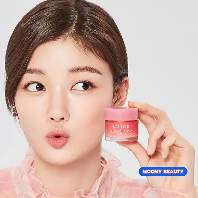 Picture of Laneige lip sleeping mask for moisturizing, soft, smooth and shiny lips(Pink)