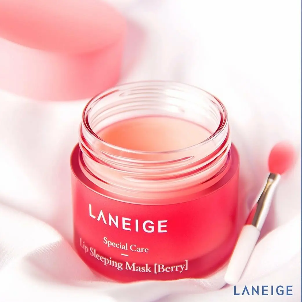 Picture of Laneige lip sleeping mask for moisturizing, soft, smooth and shiny lips(Pink)