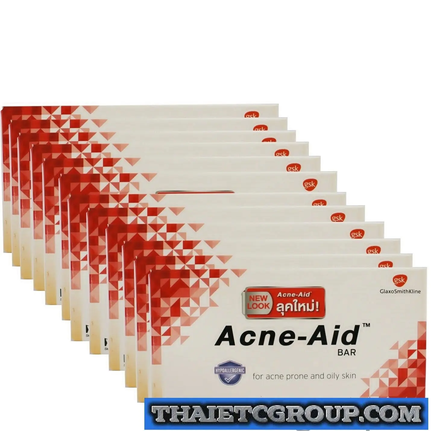 Picture of Stiefel Acne-Aid Bar 100g Pimple Prone & Oily Skin Acne Aid Soap - Stiefel Acne-Aid(Red)