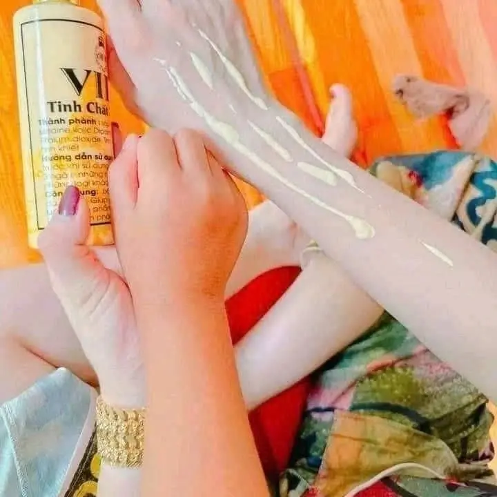 Picture of New Vip Cream Body Vip Black Peeling Essence, Helps the skin to absorb the best and fastest whitening cream Genuine - Cream Body