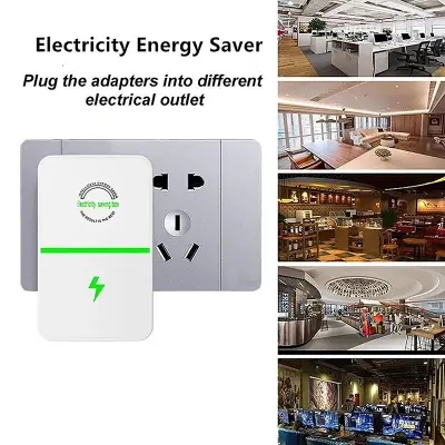 Picture of Electricity Saving Box Stop Watt Stopwatt Energy Saving Device Sa(White)