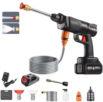 Picture of 48v High Pressure Cordless Car Washer Wireless Spray Portable Water Gun Cleaning Machine For Irrigation With Lithium Battery - Sarah Pro