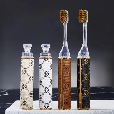 Picture of Portable Lipstick Toothbrush Set Unique Lip Brush Soft Health