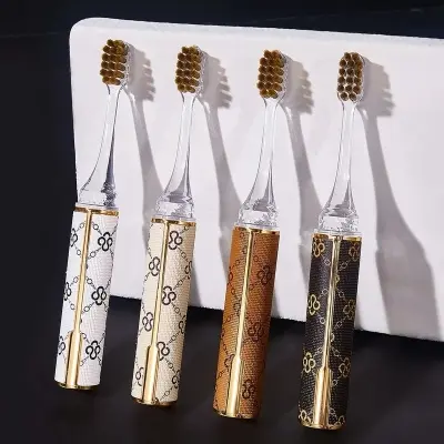 Picture of Portable Lipstick Toothbrush Set Unique Lip Brush Soft Health