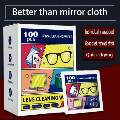 Picture of Anti-Fog Wipes for Glasses Lap Cermin Mata Anti Kabus 1 Piece Disposable Anti Fog Wipes for Glasses Lap