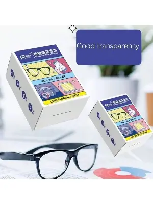 Picture of Anti-Fog Wipes for Glasses Lap Cermin Mata Anti Kabus 1 Piece Disposable Anti Fog Wipes for Glasses Lap
