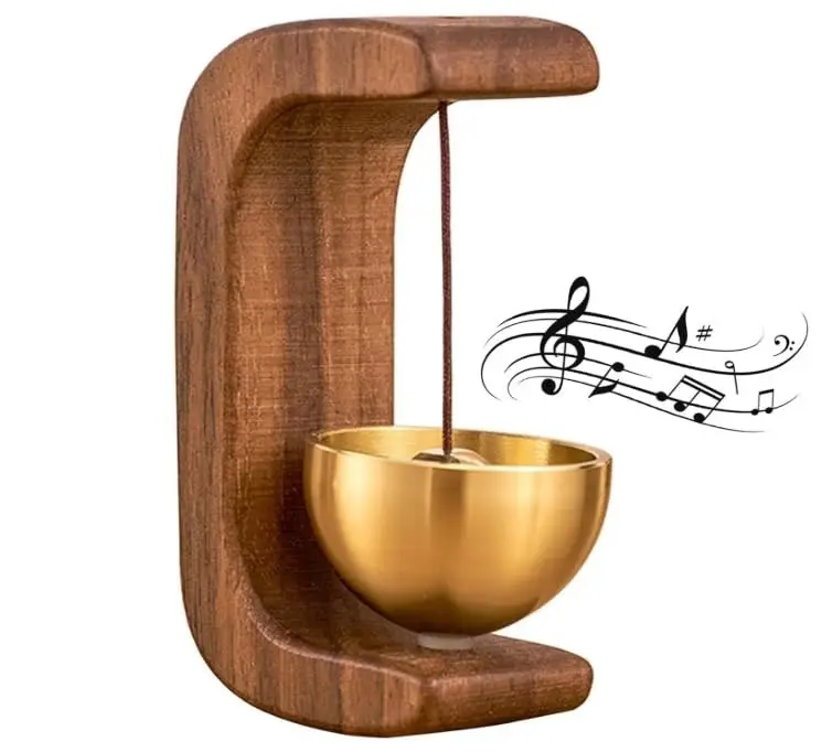 Picture of Wooden Wind Chime Door Bell for all(Brown)