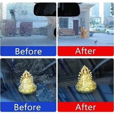 Picture of Car Oil Stain Cleaner Glass Oil Film Remover Wet Wipes Front Windshield Cleaning