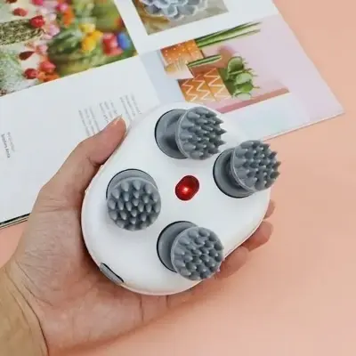 Picture of Electric Cat Massager Body Health Care Relax Shoulder Leg Arm Neck Deep Tissue Head Scalp Massage(White)