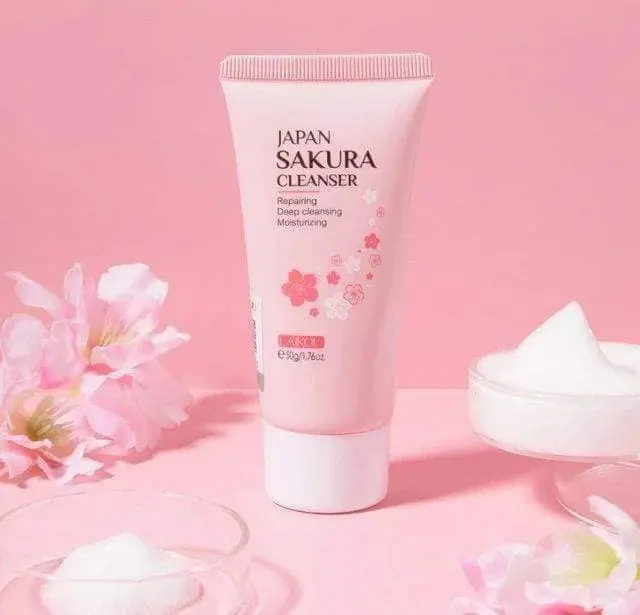 Picture of Japan Sakura Skin care Set || LAIKOU Skin care 7pcs combo pack(Skin care 7pcs combo)