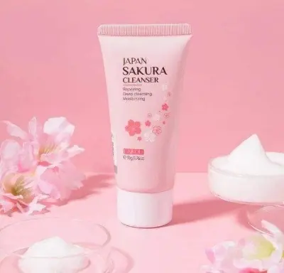Picture of Japan Sakura Skin care Set || LAIKOU Skin care 7pcs combo pack(Skin care 7pcs combo)
