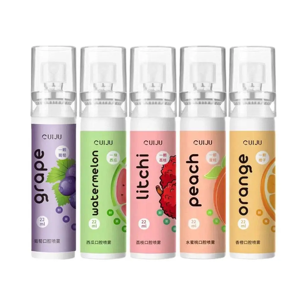 Picture of Cuiju brand oral instant breath Freshener Mouth sprays for bad smell - help to keep away from Mouth Ulcers with various fruit flavors remove Bad Smells(mouth freshener)