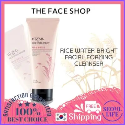 Picture of The Face Shop Rice Water Bright Foaming Cleanser-150ml(Brown)