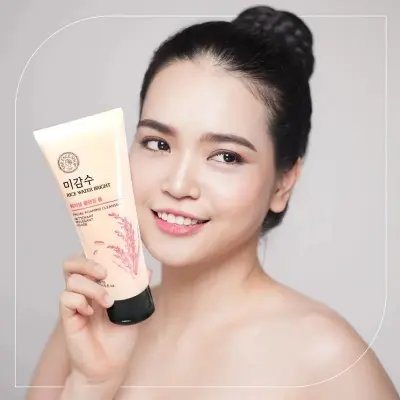 Picture of The Face Shop Rice Water Bright Foaming Cleanser-150ml(Brown)