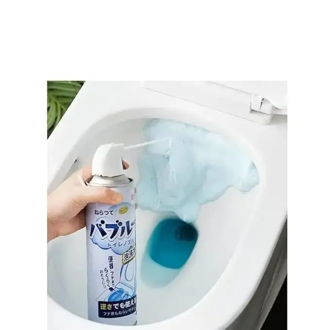 Picture of Japan Toilet Bowl Cleaner Spray Bathroom Cleaner Spray Mold Stain Remover 99.9% Anti-Bacterial Foam Spray Toilet Freshen 500ml