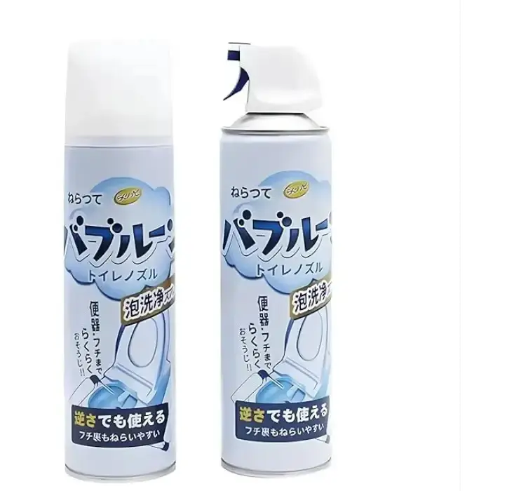 Picture of Japan Toilet Bowl Cleaner Spray Bathroom Cleaner Spray Mold Stain Remover 99.9% Anti-Bacterial Foam Spray Toilet Freshen 500ml