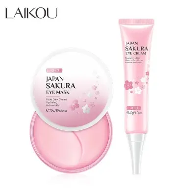 Picture of LAIKOU Sakura Eye Cream Anti-Aging Wrinkles Remover Dark Circles - 15gm