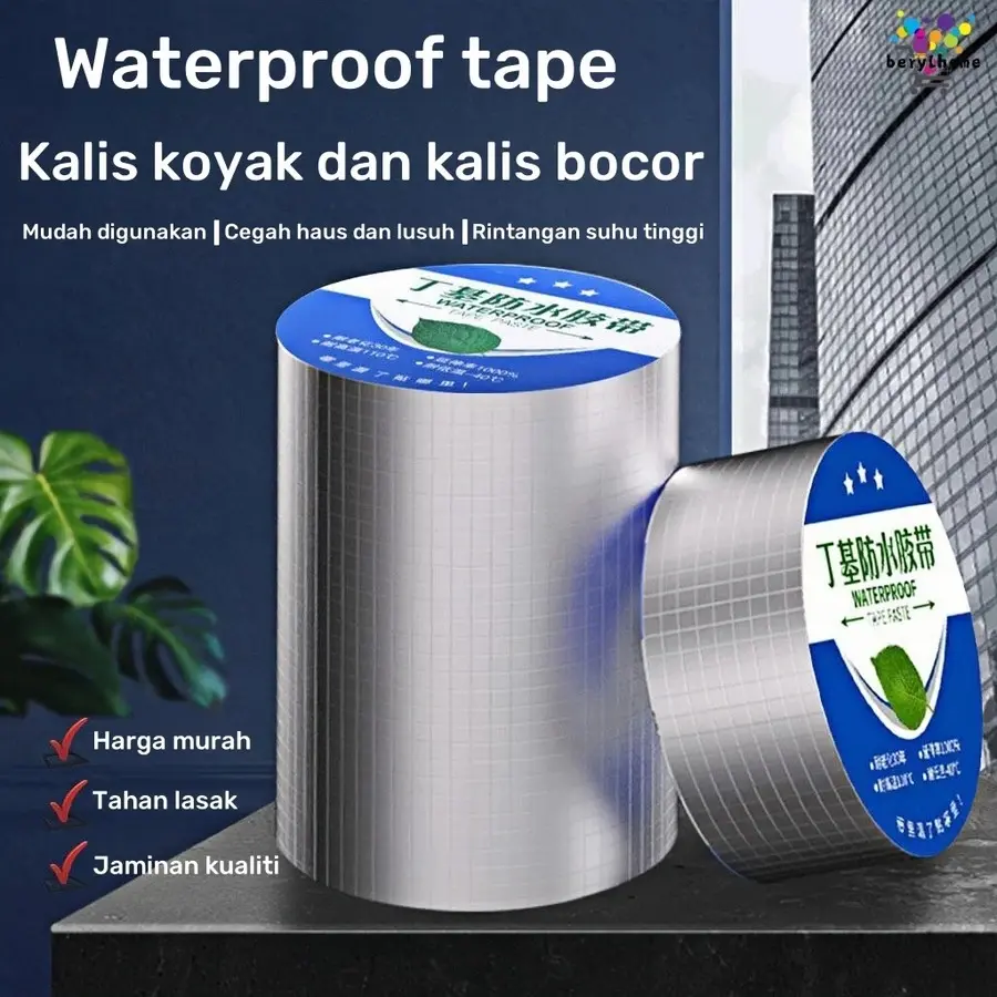 Picture of Waterproof for 50years Anti Leakage Waterproof Aluminum Tape Foil Waterproof Roof Tape Waterproof Tape Anti Leaking [Extra Stick] (দৈর্ঘ্য ১০ ফিট, প্রস্থ ২ ইঞ্চি)(Silver)