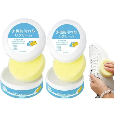 Picture of Shoe Cleaner, White Shoe Cleaner, Sneaker Cleaner, 7.1 oz (200 g), Multi-functional Stain Remover, Shoe Cream, White Shoe Cleaner, Stain Remover, No Water, No Irritation, Yellowing, Stain RemoverShoe Cleaner