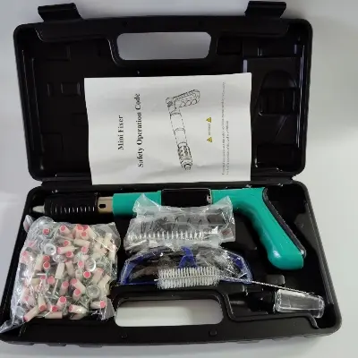 Picture of Nail Gun Original Heavy Duty Manual Steel Nails Gun For clamp fastene Wall/Tufting (Paku Gun)Nail Gun set