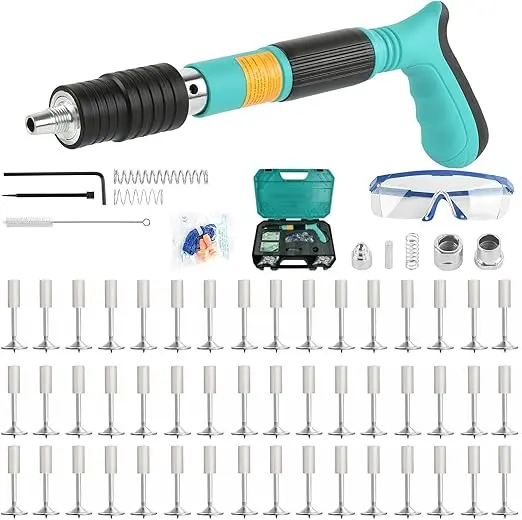 Picture of Nail Gun Original Heavy Duty Manual Steel Nails Gun For clamp fastene Wall/Tufting (Paku Gun)Nail Gun set