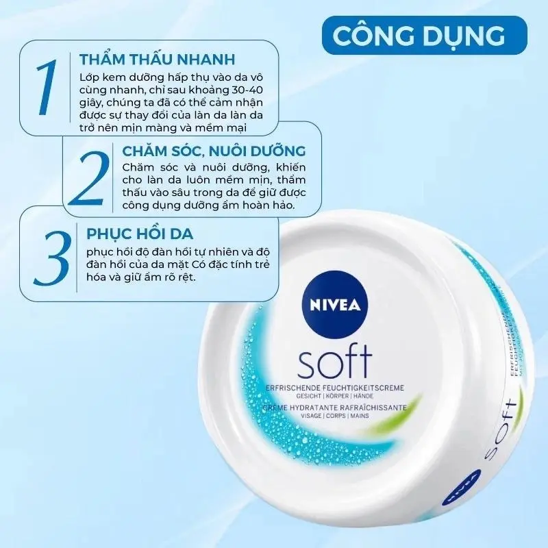 Picture of Winter Nivea soft moiustruising cream 50 ml germany version