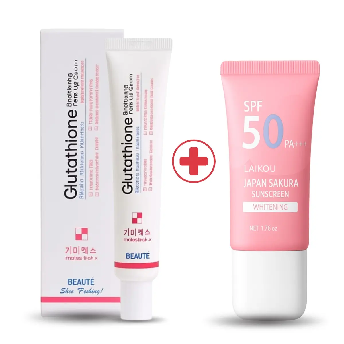 Picture of Glutathione Brightening & Japan Sakura Your Skin’s Glow & Protection Combo 2 pics