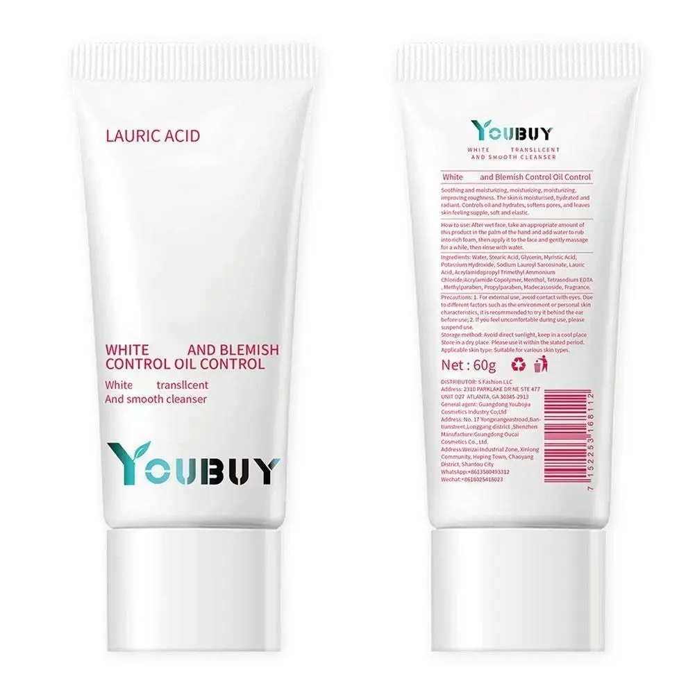 Picture of Youbuy Cleasing Milk, Gentle Face Cleanser Moisturize, Spot Lighten, Brighten V5(White)
