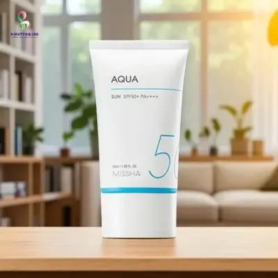 Picture of MISSHA All Around Safe Block Aqua Sun Cream SPF50+ PA++++, 50ml(White)