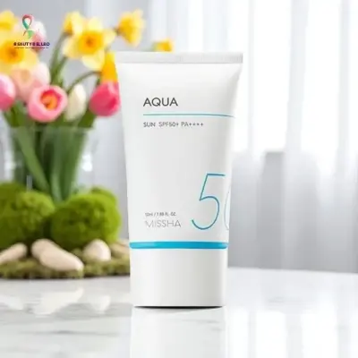 Picture of MISSHA All Around Safe Block Aqua Sun Cream SPF50+ PA++++, 50ml(White)