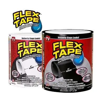 Picture of PVC Rubberized Water Leakage Seal Tape Silicon Sealant Tape Waterproof Flex Tape for Water Tank Sink Sealant for Gaps Flex Tape (Pack of 1)(Black)