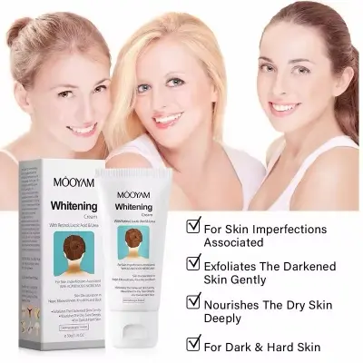 Picture of Skin Mooyam Whitening Cream Acanthosis Nigricans Remove Black Patches Dark Spot Corrector Knee Elbow Underarm Neck Lightening Cream