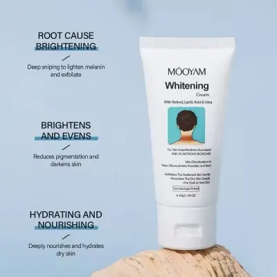 Picture of Skin Mooyam Whitening Cream Acanthosis Nigricans Remove Black Patches Dark Spot Corrector Knee Elbow Underarm Neck Lightening Cream