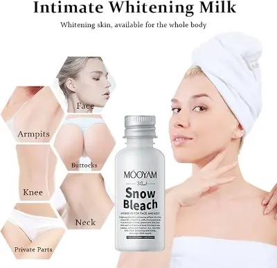 Picture of Skin Bleaching Cream, Snow Bleach Cream for Private Part Black Skin Underarm Whitening, Skin Lightening Cream, Underarm Whitening for Skin Lightening Face and Body