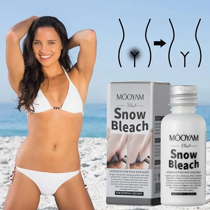Picture of Skin Bleaching Cream, Snow Bleach Cream for Private Part Black Skin Underarm Whitening, Skin Lightening Cream, Underarm Whitening for Skin Lightening Face and Body