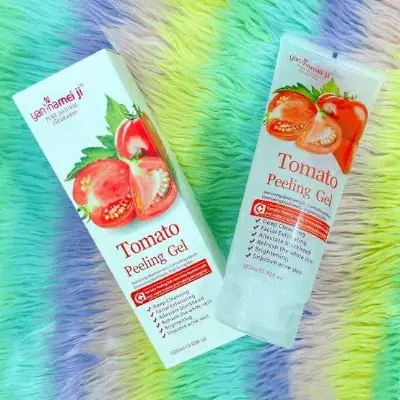 Picture of Yannamei Tomato Peeling Gel for Face 250 Ml Skin Care Natural Peeling Gel for Deep Cleansing And Brightening