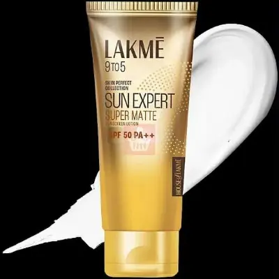 Picture of Lakme Sun Expert SPF50 PA++ Super Matte Lotion Sunscreen 100ml