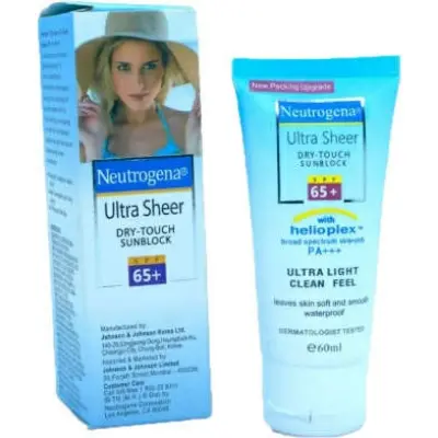Picture of Neutrogena Ultra Sheer Dry-Touch Sunblock SPF-65+ (India) - 60ml